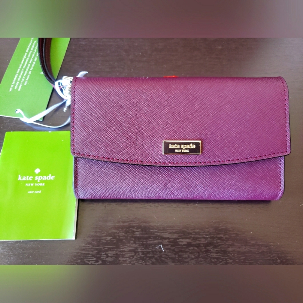 Kate Spade Purple Phone Wristlet